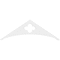 Ekena Millwork Pitch Turner Architectural Grade PVC Gable Pediment, 36"W x 12"H x 1"P (8/12) GPP036X012X100TUR - alternate 2